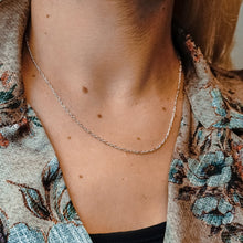 Load image into Gallery viewer, Forsyth St. Fancy Cable Chain Necklace in Sterling Silver