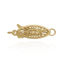 Load image into Gallery viewer, ITI NYC Fish Hook Pearl Clasp with Filigree (13 mm)