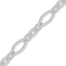 Load image into Gallery viewer, Bulk / Spooled Textured Fancy Cable Chain in Sterling Silver (3.60 mm)