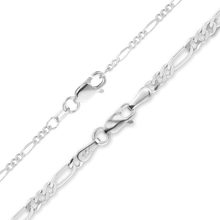 Load image into Gallery viewer, Fulton St. Figaro Necklace in 14K White Gold