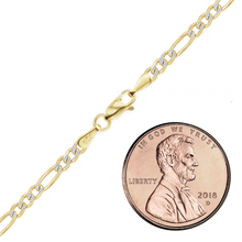 Load image into Gallery viewer, Fulton St. Figaro Anklet in 14K Two Tone Gold