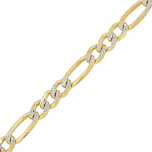 Load image into Gallery viewer, Bulk / Spooled Classic Figaro Chain in 14K Two Tone Gold (1.80 mm - 3.00 mm)