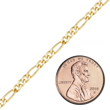 Load image into Gallery viewer, Bulk / Spooled Classic Figaro Chain in 14K Gold-Filled (1.50 mm - 5.00 mm)