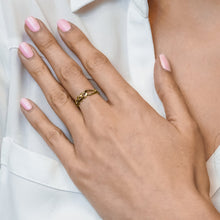 Load image into Gallery viewer, Fulton St. Figaro Chain Ring in Gold Filled