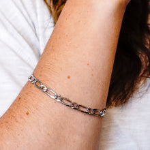 Load image into Gallery viewer, Fulton Market Figaro Chain Bracelet in Sterling Silver