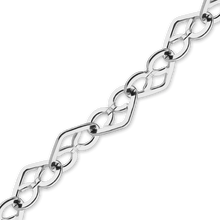Load image into Gallery viewer, Bulk / Spooled Twisted Heart Chain in Sterling Silver (2.10 mm - 2.90 mm)