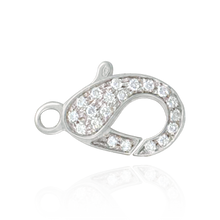 Load image into Gallery viewer, ITI NYC Lobster Locks With Diamonds (11.6 x 21.3 mm)