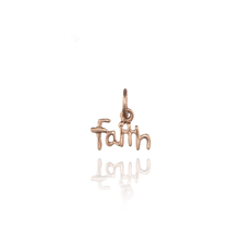 Load image into Gallery viewer, Faith Charm (11 x 10mm)