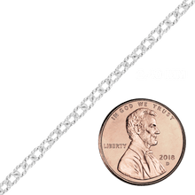 Load image into Gallery viewer, Bulk / Spooled Fancy Round Cable Chain in Sterling Silver (2.40 mm - 3.80 mm)