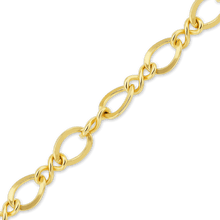 Load image into Gallery viewer, Bulk / Spooled Figure Eight Chain in 14K Yellow Gold (2.30 mm - 3.70 mm)