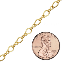 Load image into Gallery viewer, Bulk / Spooled Figure Eight Chain in 14K Gold-Filled (2.30 mm - 5.50 mm)