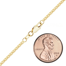 Load image into Gallery viewer, Bowery Curb Anklet in 14K Yellow Gold