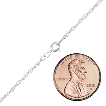 Load image into Gallery viewer, Manhattan Rope Anklet in 14K White Gold