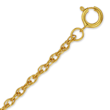 Load image into Gallery viewer, Finished Machine Rope Necklace in 14K Gold-Filled