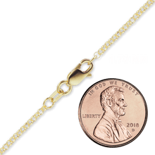 Load image into Gallery viewer, Soho Rolo Necklace in 14K Yellow Gold