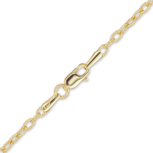 Load image into Gallery viewer, Trinity Pl. Textured Cable Necklace in 14K Yellow Gold