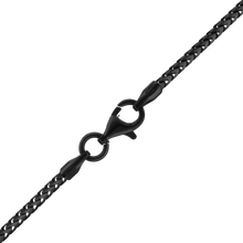 Load image into Gallery viewer, Flatiron Franco Black Ruthenium Chain Necklace in Sterling Silver