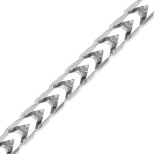 Load image into Gallery viewer, Bulk / Spooled Franco Foxtail Chain in 14K White Gold (1.50 mm - 2.50 mm)