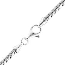 Load image into Gallery viewer, Flatiron Franco Chain Necklace in Sterling Silver