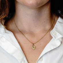 Load image into Gallery viewer, ITI NYC Hamsa Pendant in 14K Gold