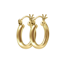 Load image into Gallery viewer, The Houston Hoop in Gold Filled