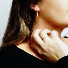 Load image into Gallery viewer, The Mercer Hoop in Gold Filled