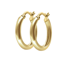 Load image into Gallery viewer, The Bridge Street Hoop in 14K Yellow Gold