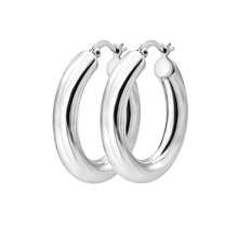 Load image into Gallery viewer, The Maiden Hoop in Sterling Silver