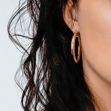 Load image into Gallery viewer, The Maiden Hoop in Sterling Silver