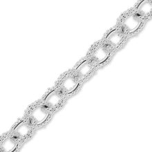 Load image into Gallery viewer, Bulk / Spooled Handmade Chain in Sterling Silver (13.20 mm)