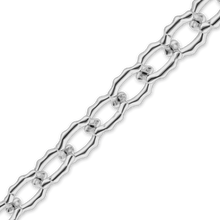 Load image into Gallery viewer, Bulk / Spooled Handmade Chain in Sterling Silver (13.30 mm)