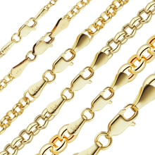 Load image into Gallery viewer, Herald Sq. Semi-Solid Rolo Necklace in 14K Yellow Gold