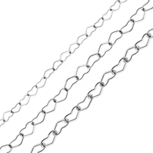 Load image into Gallery viewer, Bulk / Spooled Single Heart Chain in Sterling Silver (1.80 mm - 3.00 mm)