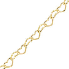 Load image into Gallery viewer, Bulk / Spooled Classic Heart Chain in 14K Yellow Gold (1.80 mm - 3.90 mm)