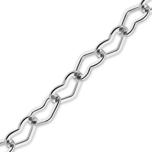 Load image into Gallery viewer, Bulk / Spooled Single Heart Chain in Sterling Silver (1.80 mm - 3.00 mm)