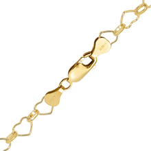 Load image into Gallery viewer, Finished Alternating Heart Bracelet in 14K Gold-Filled