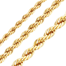 Load image into Gallery viewer, Bulk / Spooled Handmade Solid Rope Chain in 14K Gold-Filled (2.30 mm - 4.00 mm)