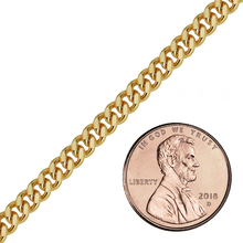 Load image into Gallery viewer, Bulk / Spooled Heavy Flat Curb Chain in 14K Gold-Filled (1.10 mm - 10.50 mm)