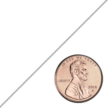 Load image into Gallery viewer, Bulk / Spooled Heavy Round Cable Chain in 14K & 18K White Gold (0.70 mm - 3.00 mm)