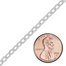 Load image into Gallery viewer, Bulk / Spooled Heavy Textured Cable Chain in Sterling Silver (0.90 mm - 7.50 mm)
