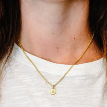 Load image into Gallery viewer, ITI NYC Initial Pendants with Black Enamel in Sterling Silver (11mm) (100% Polished with Bail - Includes CZ)