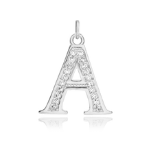 Load image into Gallery viewer, ITI NYC Pro Caption in Sterling Silver (16mm) (100% Polished with Bail - Includes CZs)