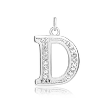 Load image into Gallery viewer, ITI NYC Pro Caption in Sterling Silver (16mm) (100% Polished with Bail - Includes CZs)