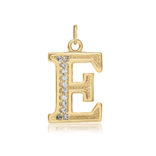 Load image into Gallery viewer, ITI NYC Pro Caption in Sterling Silver (16mm) (100% Polished with Bail - Includes CZs)