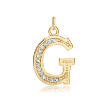 Load image into Gallery viewer, ITI NYC Pro Caption in Sterling Silver (16mm) (100% Polished with Bail - Includes CZs)