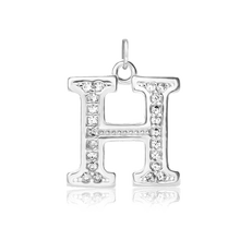 Load image into Gallery viewer, ITI NYC Pro Caption in Sterling Silver (16mm) (100% Polished with Bail - Includes CZs)