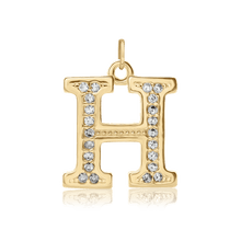 Load image into Gallery viewer, ITI NYC Pro Caption in Sterling Silver (16mm) (100% Polished with Bail - Includes CZs)