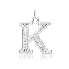 Load image into Gallery viewer, ITI NYC Pro Caption in Sterling Silver (16mm) (100% Polished with Bail - Includes CZs)