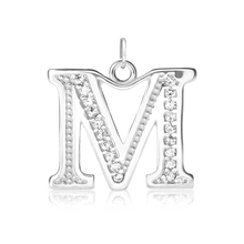 Load image into Gallery viewer, ITI NYC Pro Caption in Sterling Silver (16mm) (100% Polished with Bail - Includes CZs)