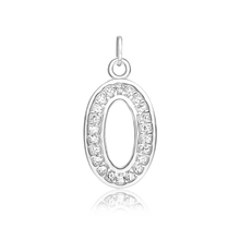 Load image into Gallery viewer, ITI NYC Pro Caption in Sterling Silver (16mm) (100% Polished with Bail - Includes CZs)